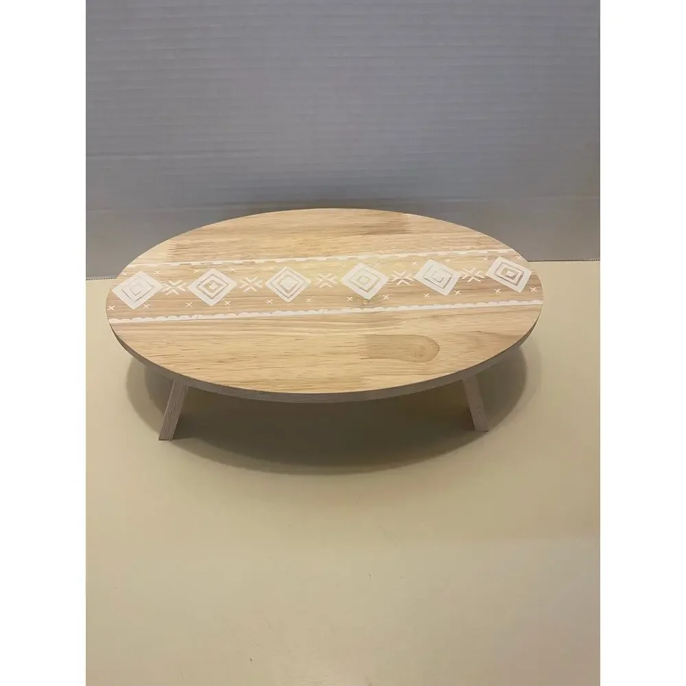 Target Dollar Spot 2022 Wooden Folding Tray and Paper Towel Caddy